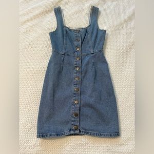 Urban Outfitters denim button down mini dress.